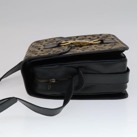 CELINE C Sulky Shoulder Bag Canvas Beige - Picture 5 of 13